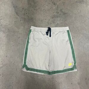 Y2k nike mens grey mesh basketball shorts loose fit baggy xl